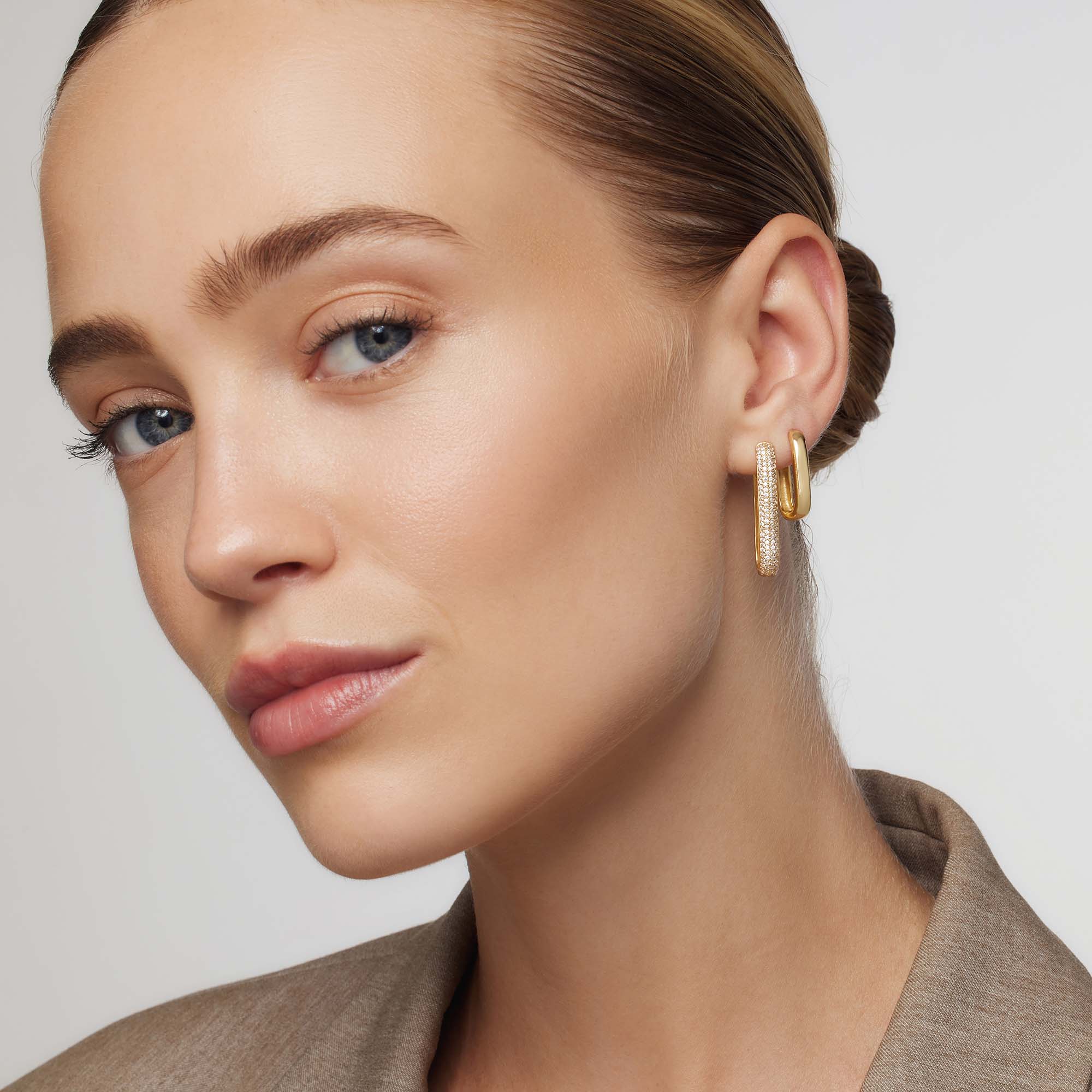 Store Icon Pavé Ringe | Guld 16k