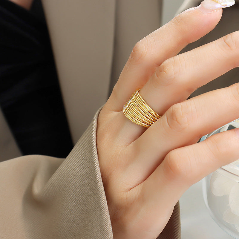 Vera ring med åben ende | 18k guld