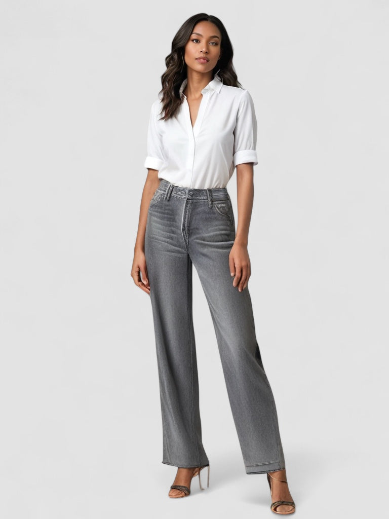 Sofie | Grå Udstillet Jeans