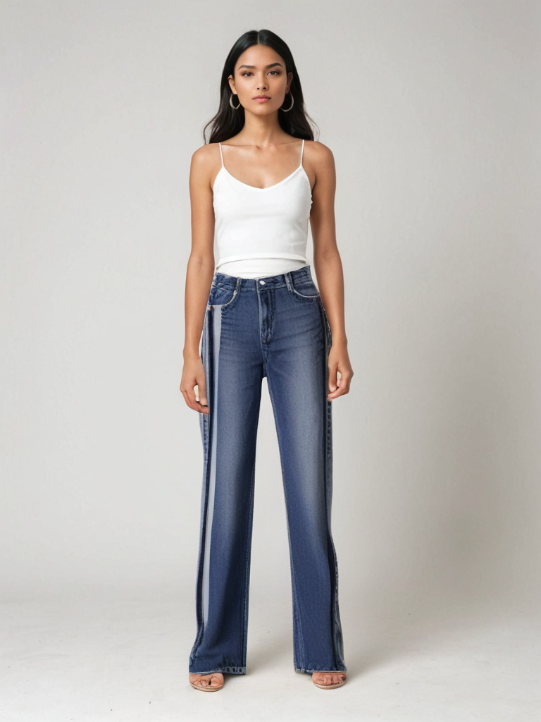 Sofie | Jeans med Udvidede Sider