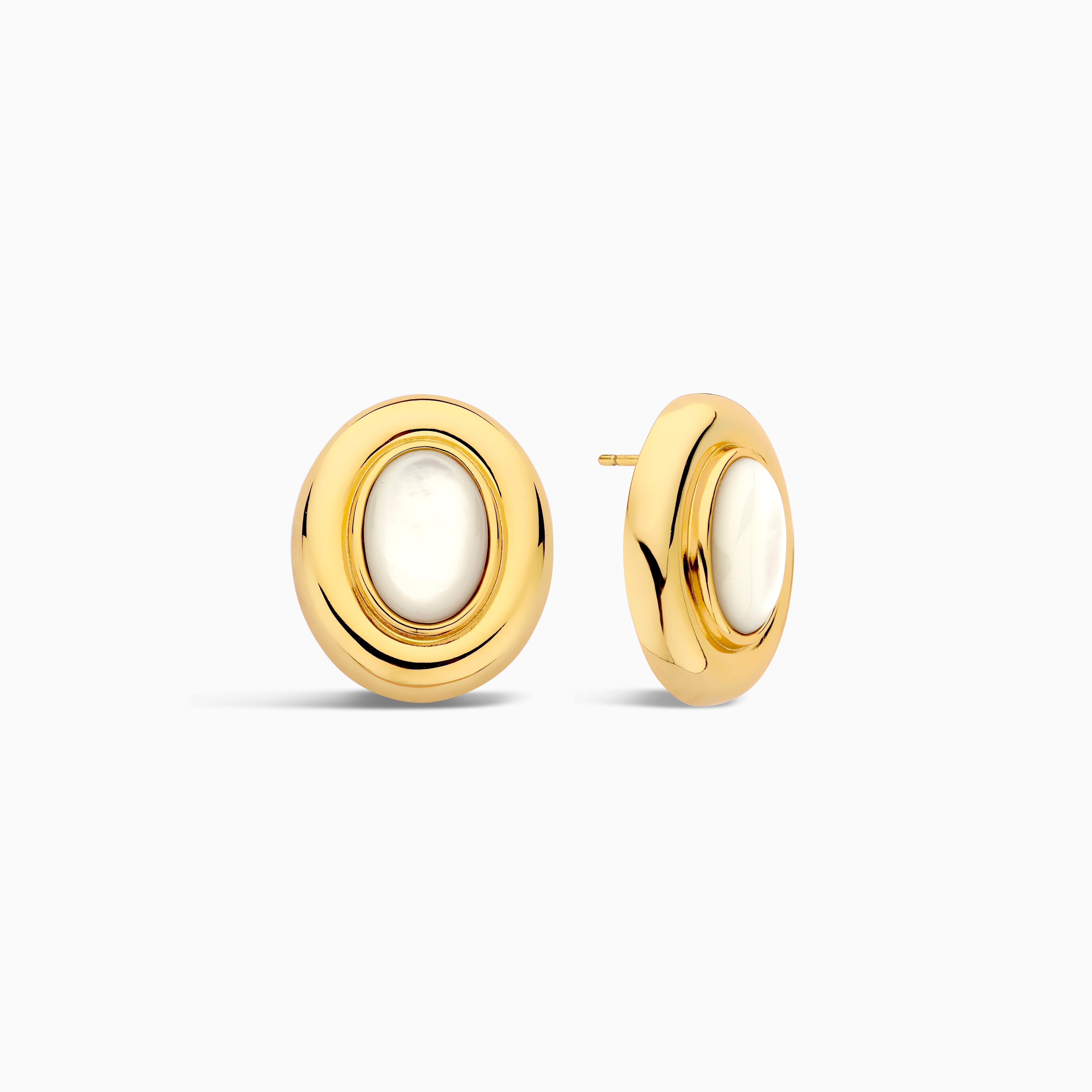 Giselle Perlenøreringe | Guld 14k