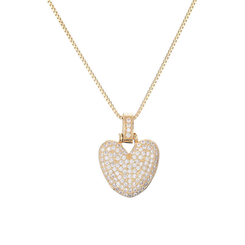 Pave Bubble Halskæde med Initial | 18k Guld